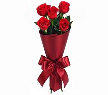 Букет 5 Красных роз Эдлесс Лав в Калитвенской