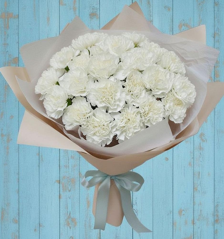 Букет цветов из: Гвоздики в Калитвенской