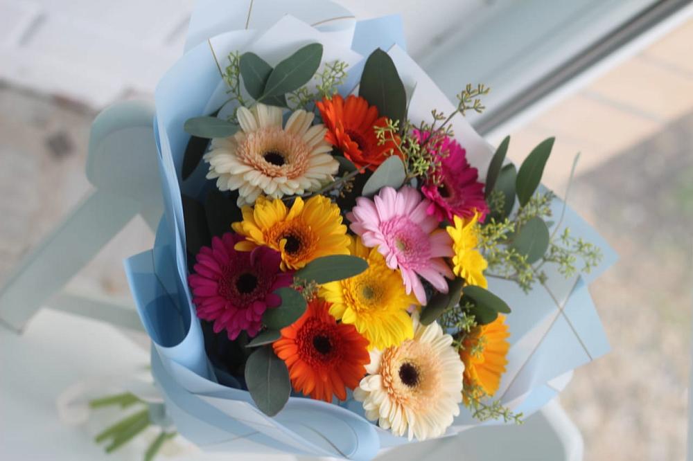 Букет цветов из: Герберы в Калитвенской