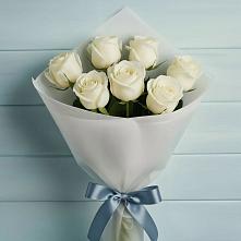 Букет 7 Белых роз Эдлесс Лав #REPLACE_PRED# Калитвенской