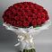 Букет 101 Красная роза Блэк Мэджик в Калитвенской