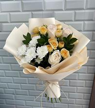 Букет цветов из:  Розы и Хризантемы #REPLACE_PRED# Калитвенской