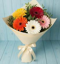 Букет цветов из:  Герберы в Калитвенской
