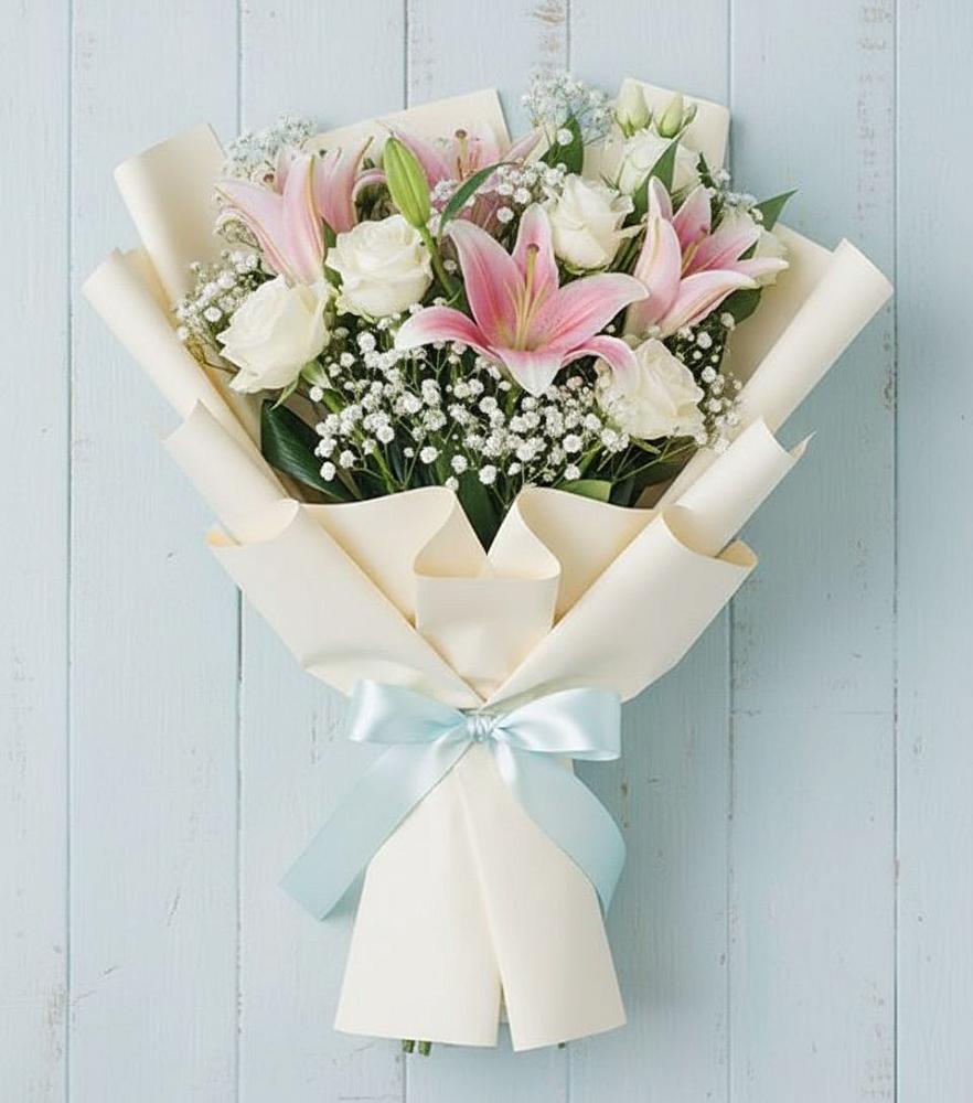 Букет цветов из: Лилии в Калитвенской