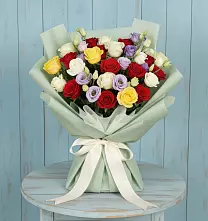 Букет цветов из:  Розы в Калитвенской