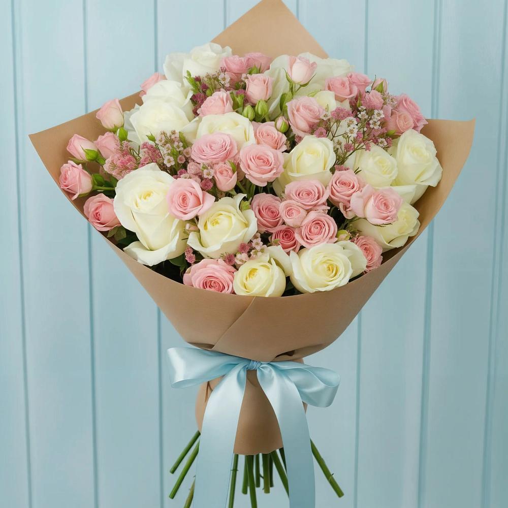 Букет цветов из: Розы в Калитвенской