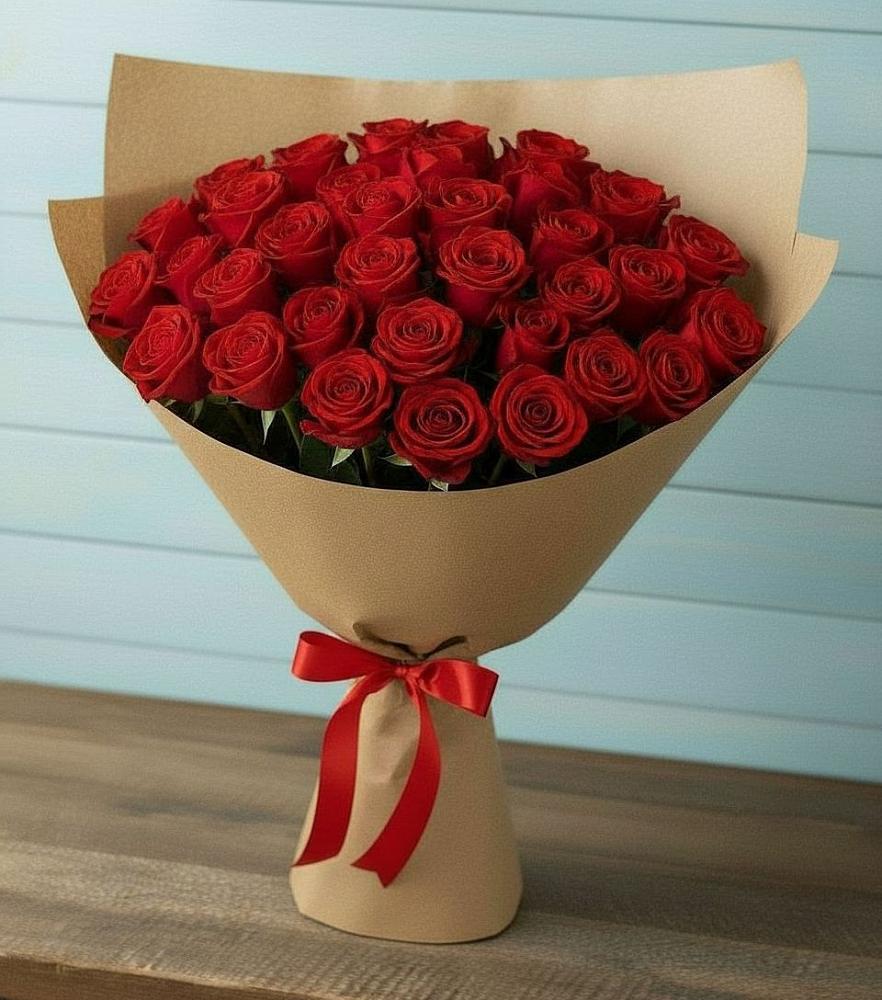 Букет Красные розы Милано в Калитвенской