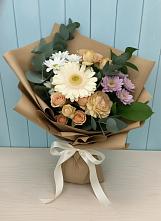 Букет цветов из:  Герберы и Хризантемы в Калитвенской