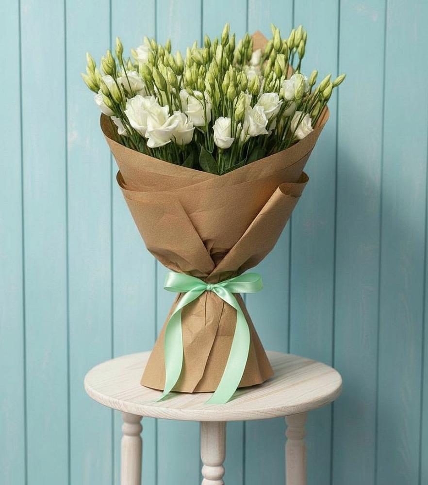 Букет цветов из: Лизиантусы в Калитвенской