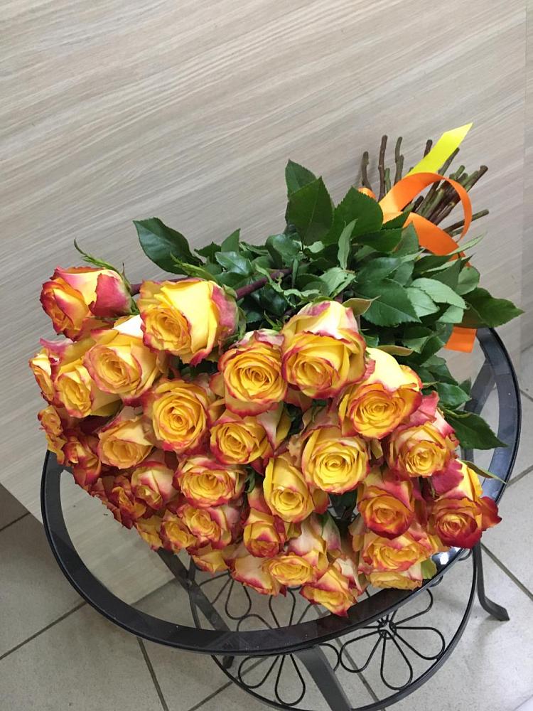 Букет Желтые розы в Калитвенской