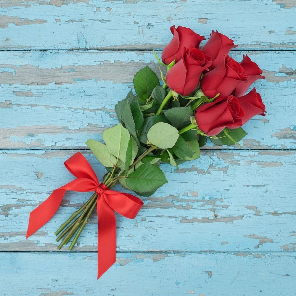Букет Красные розы в Калитвенской