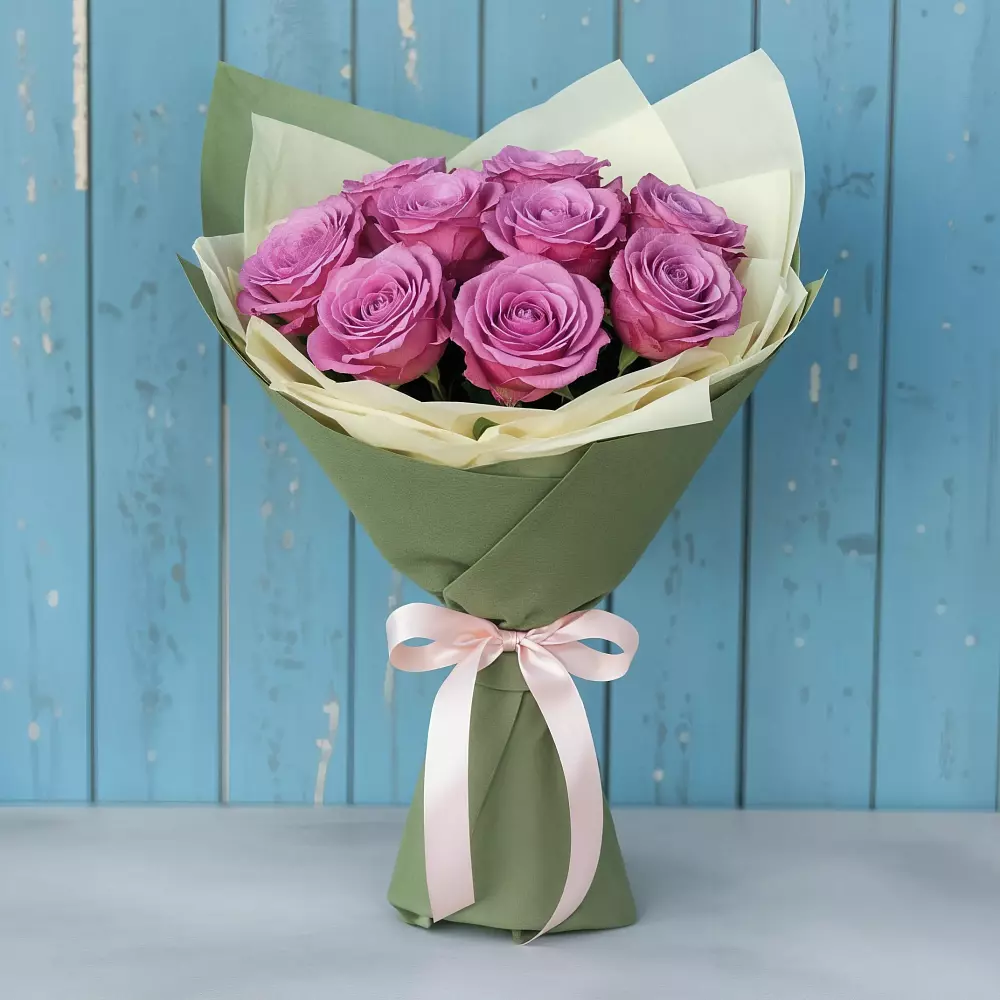 Букет Розы Фёрст Леди в Калитвенской