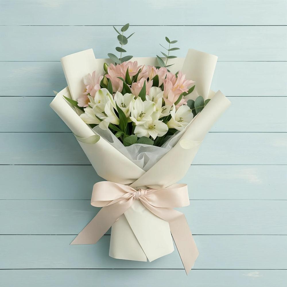 Букет цветов из: Альстромерии в Калитвенской