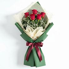 Букет рубиновое очарование в Калитвенской Букет цветов из: Розы в Калитвенской