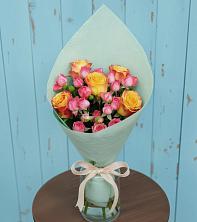 Букет Отличное настроение в Калитвенской Букет цветов из: Розы в Калитвенской